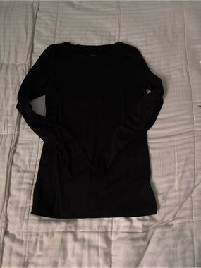 a new day Black Long Sleeve Crewneck Top